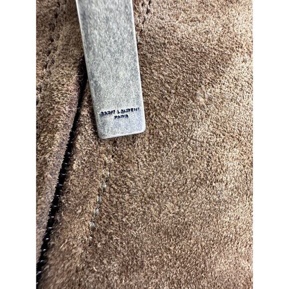 Saint Laurent brown Ankle Cowboy Boot Womens size EU 36.5 (US 6) - Picture 12 of 14